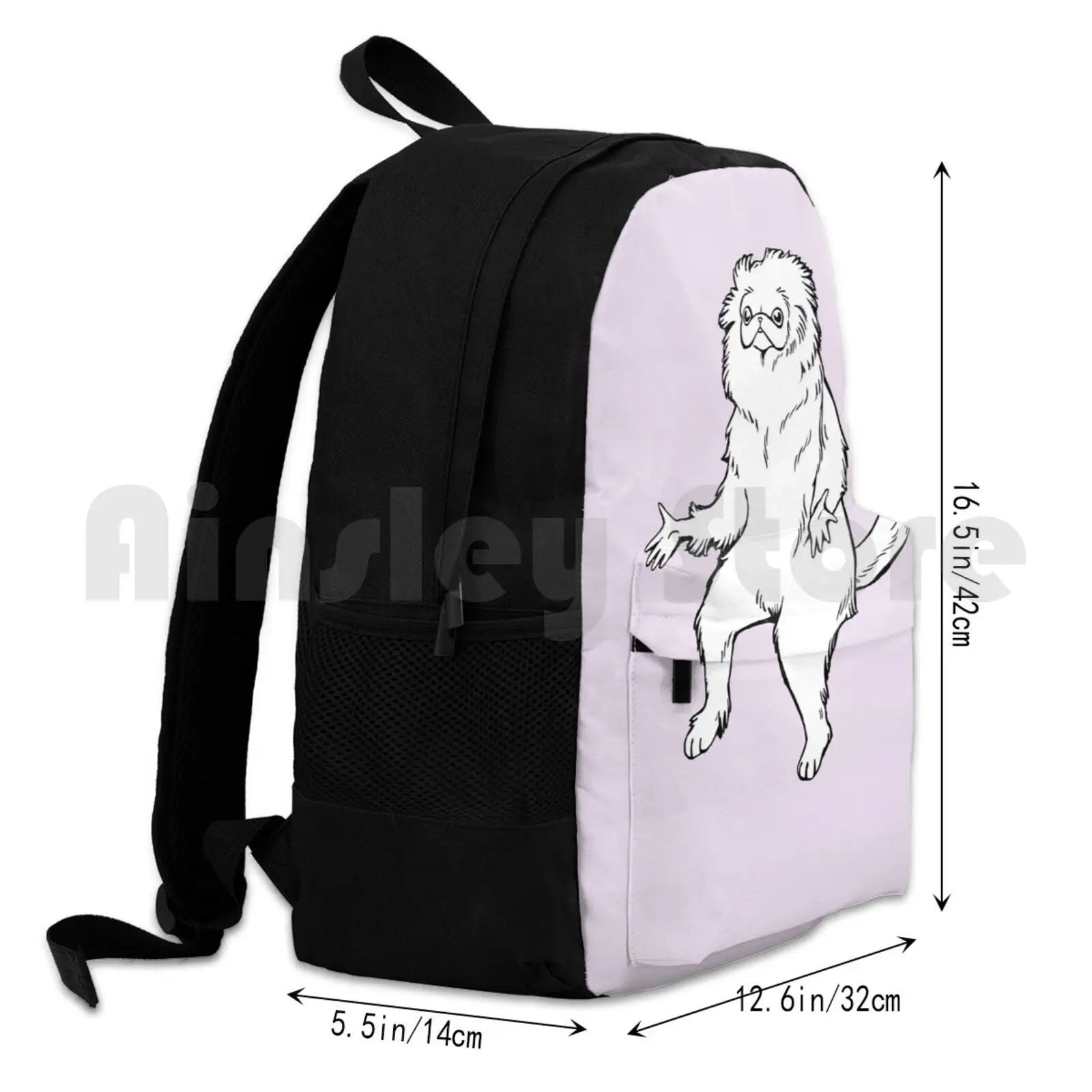 Persian Cat Guardian Outdoor Hiking Backpack Waterproof Camping Travel