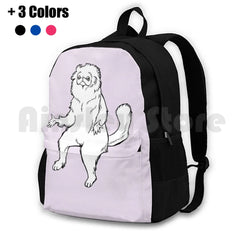 Persian Cat Guardian Outdoor Hiking Backpack Waterproof Camping Travel