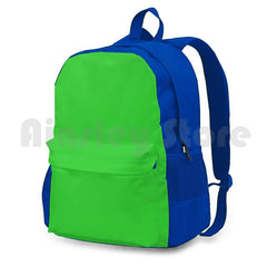 Outdoor Hiking Backpack Waterproof Camping Travel Lime Green