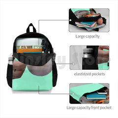 Pufferfish Eating Carrot Outdoor Hiking Backpack Waterproof Camping Travel