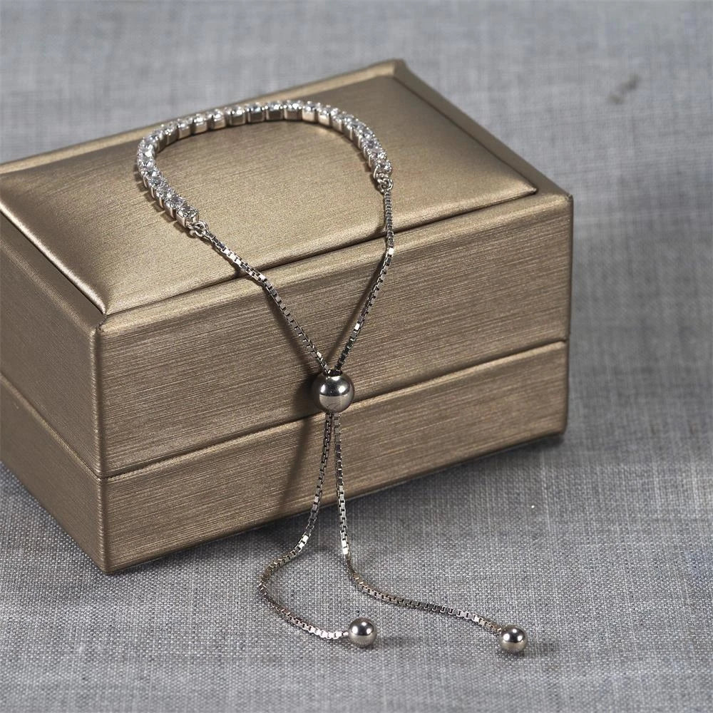 925 Silver Moissanite Diamond Bracelet