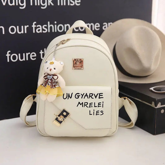 Small Fresh Backpack for Women Girls Schoolbag Campus Students