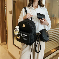 Small Fresh Backpack for Women Girls Schoolbag Campus Students