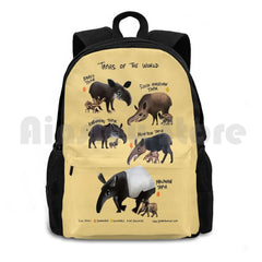 Tapirs Of The World Outdoor Hiking Backpack Waterproof Camping Travel