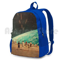 Vintage Retro Hiking Backpack Waterproof Camping Travel