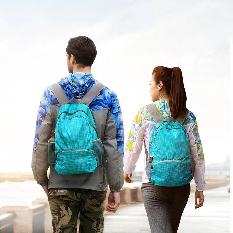 Waterproof Foldable Sport Backpack Adult Child Camping Double Shoulder Bag