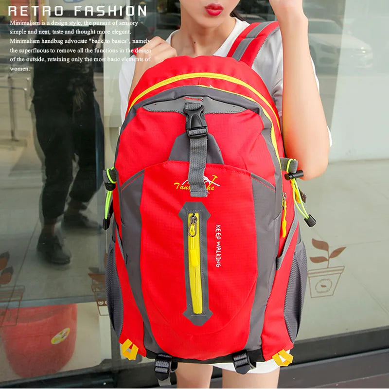 Waterproof Nylon Backpack Outdoor Sport Travel Bag Camping Climbing Rucksack