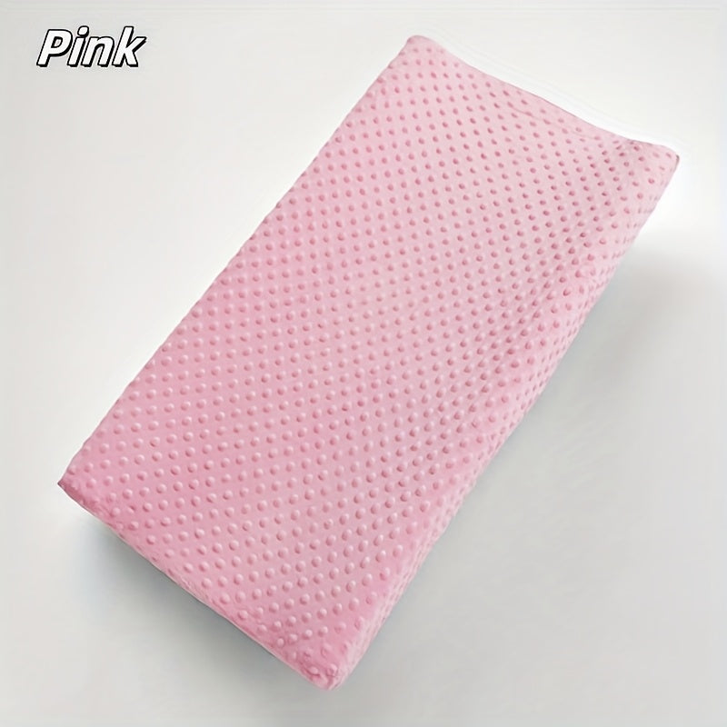 Plush Diaper Changing Pad Cover Soft Polyester Non Slip for Cribs & Play Mats