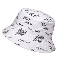 Thug Life Full Print Reversible Beach Hats for Men and Women