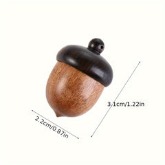 Solid Wood Medicine Pill Box Sandalwood Wooden Pill Case Portable Storage