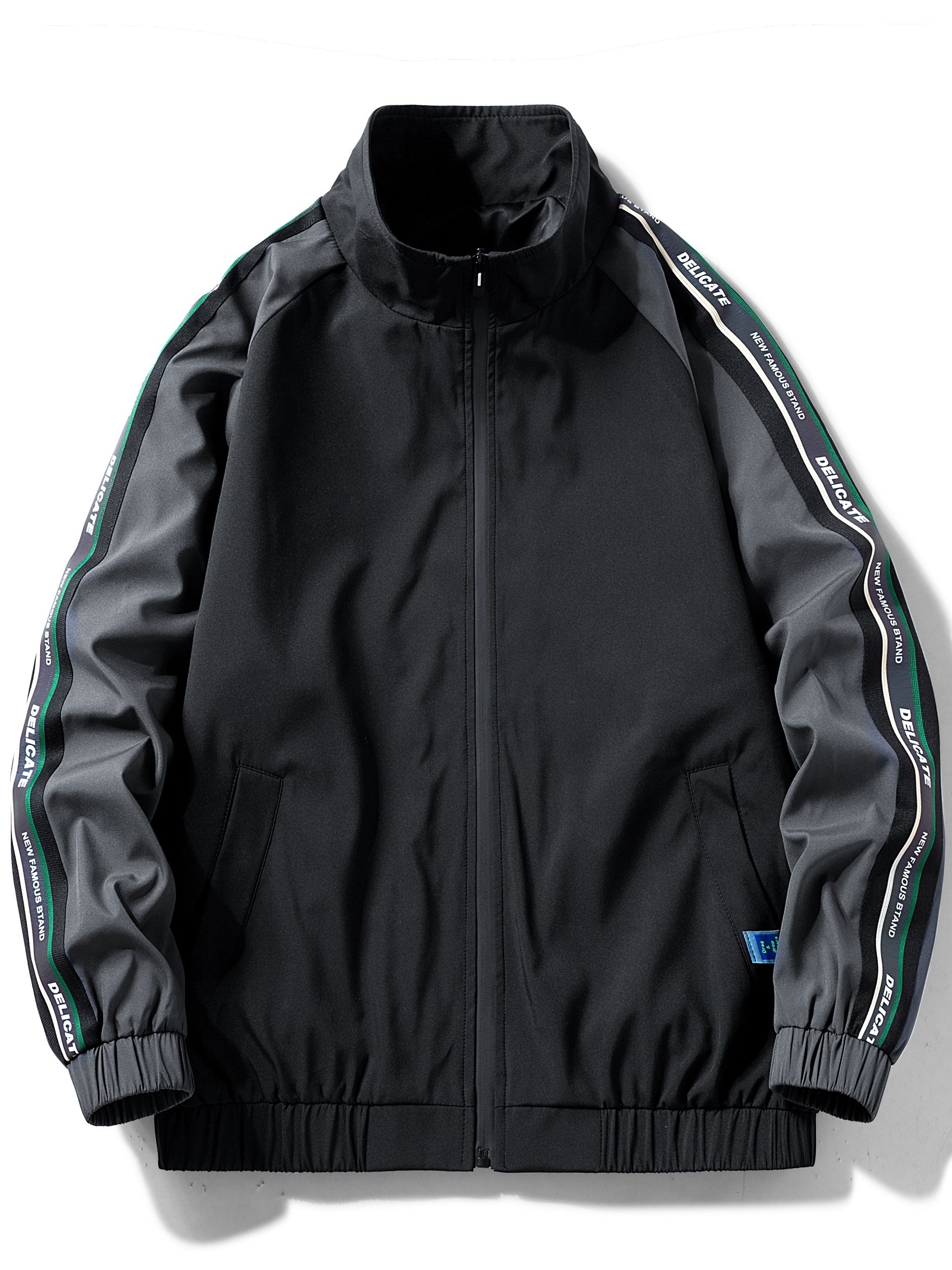 Men's Casual Zip Up Jacket Coat for Spring Fall