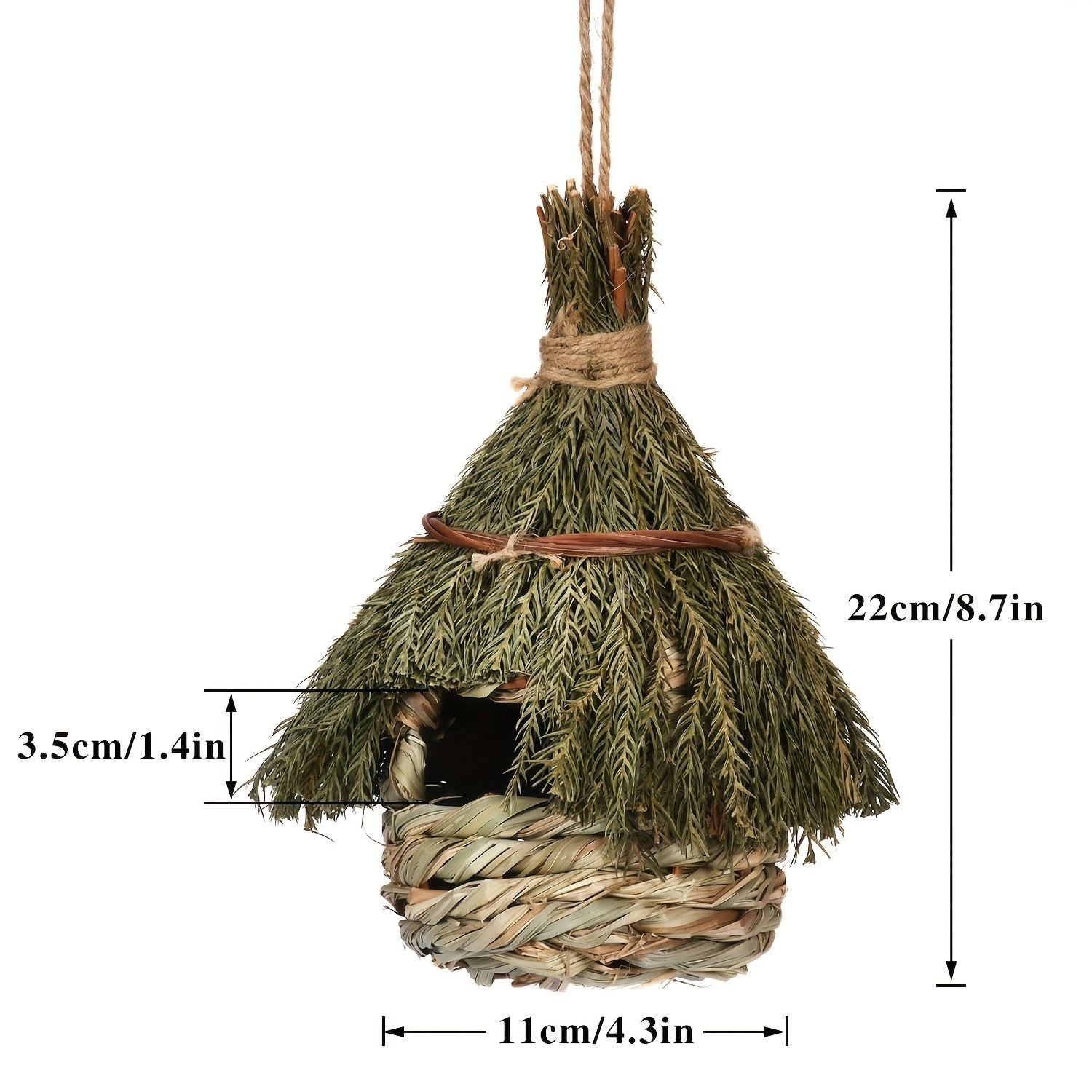 Handcrafted Hanging Bird Houses for Hummingbirds