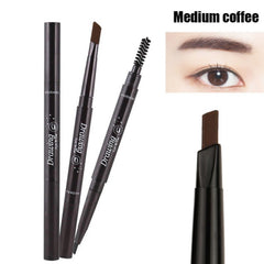 Waterproof Natural Makeup Eyebrow Pencil Double Heads Long-lasting