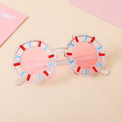 Kids Flower Sunglasses UV Protection For Party