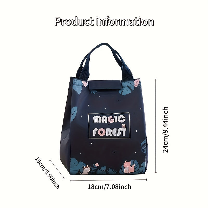 Cute Insulated Lunch Bag for Kids, Leakproof Cartoon Theme