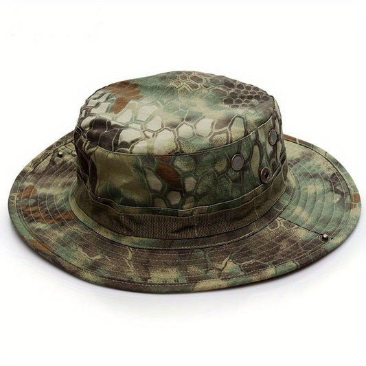 Camouflage Military Bucket Hat Summer Outdoor Training Fishing