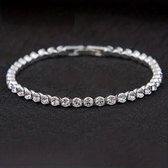 CZ Tennis Bracelet Wedding Jewelry Gift