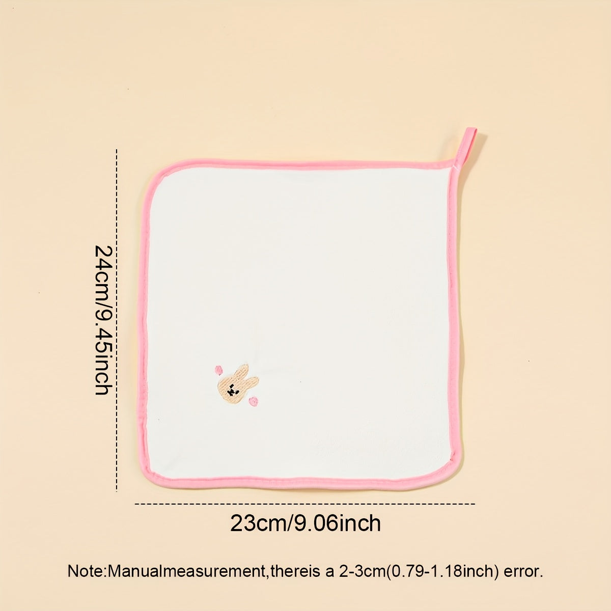 6pcs Cartoon Kids Towel Soft Comfortable Square Towel for Cleaning Stains