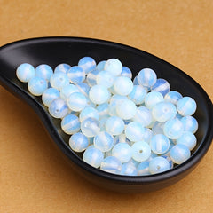 20Pcs Opalin Crystal Round Beads DIY Bracelet Jewelry Accessories