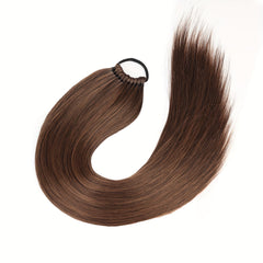 Long Straight Ponytail Extensions Synthetic Hair Extensions For Daily Use