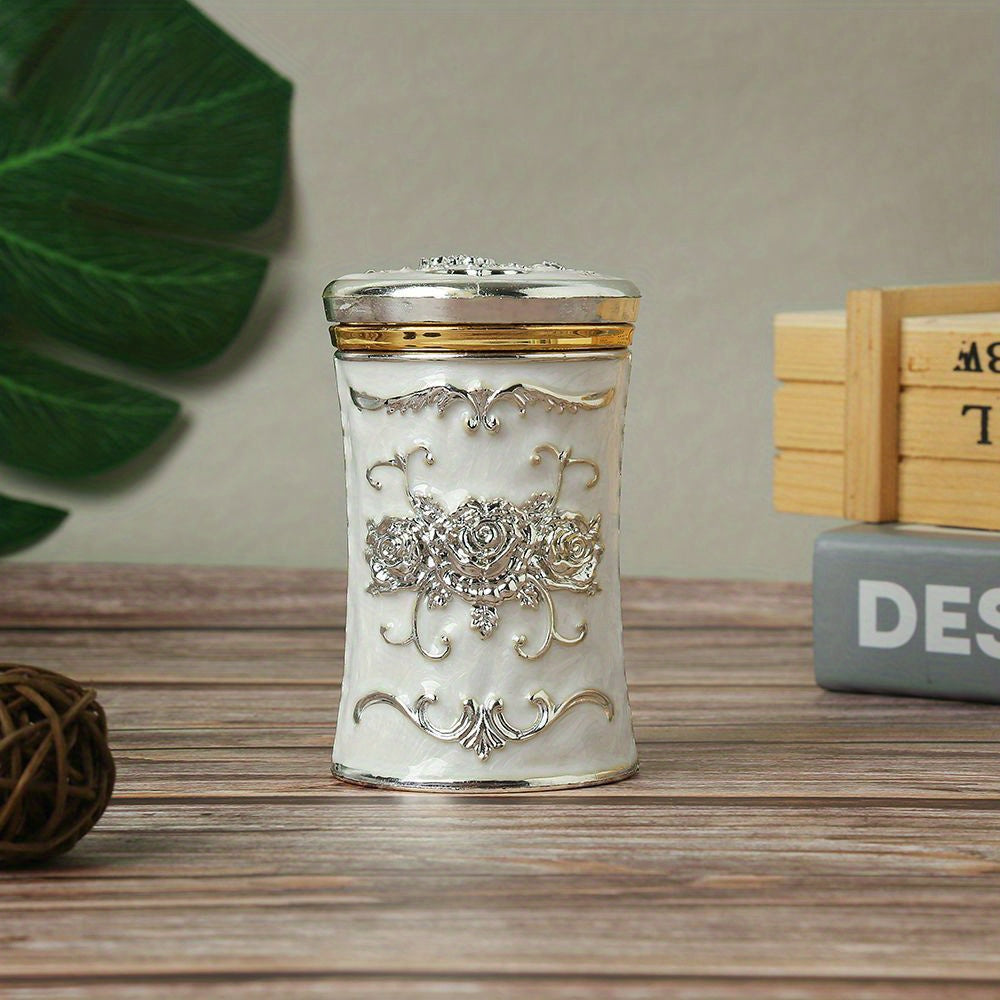 High-end Embossed Toothpick Holder with Lid for Home Hotel Restaurant Commercial