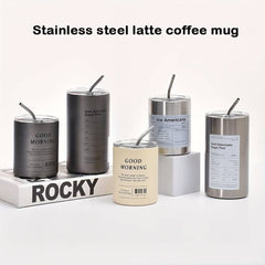 304 Stainless Steel Coffee Mug 320ml Double Wall Insulated Travel Tumbler Leakpr