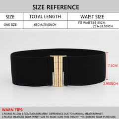Elastic Belt Women's Belt Wide Waist Covering Decor