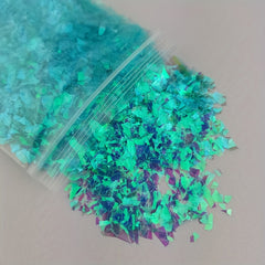 10g Holographic Ab Nail Glitter Flakes Shell Sparkly Sequins DIY Gel Polish