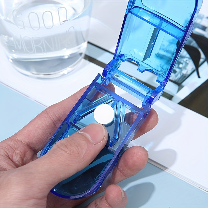Health Management Pill Cutter with Compartment