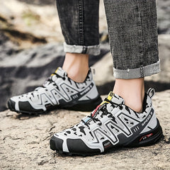 Men's Camo Hiking Sneakers Wear Resistant Non Slip Outdoor Shoes