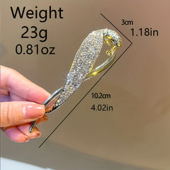 Liquid Metal Butterfly Hairpin Clip Head Claws Hair Style Accessories