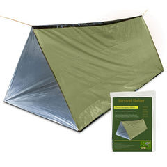 Windproof Waterproof Thermal Emergency Shelter for Camping Hiking