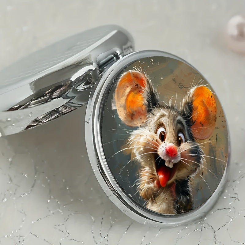 Cartoon Mouse Pill Case Travel Size Medication Organizer