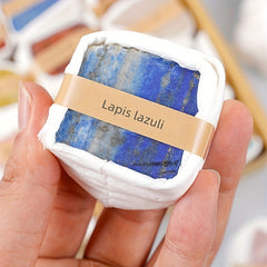 Natural Gemstone Bare Stone Jewelry Carved Transparent Crystal Decorative Stone