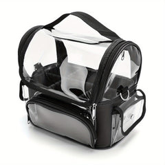 Makeup Brush Holder Case Clear Waterproof Organizer Bag