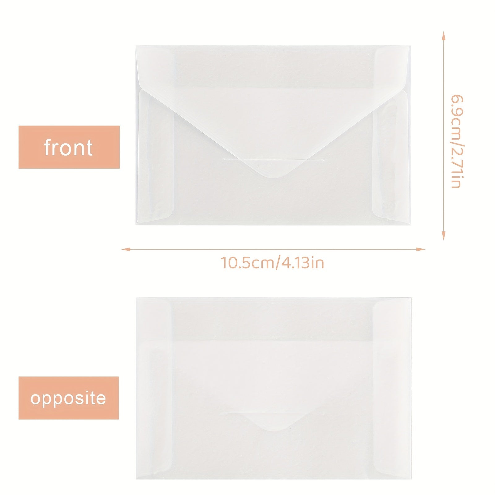 Translucent Sulfate Paper Envelopes for Wedding Invitation