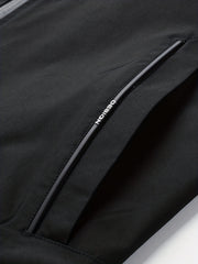 Men's Casual Zip Up Solid Jacket For Spring Fall