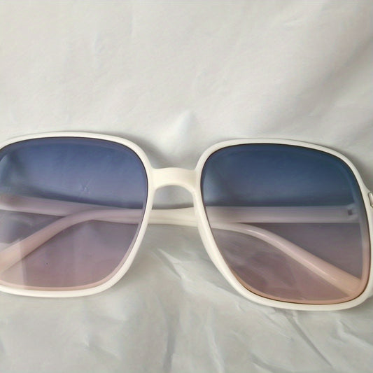Oversized Square Sunglasses Gradient Glasses UV400