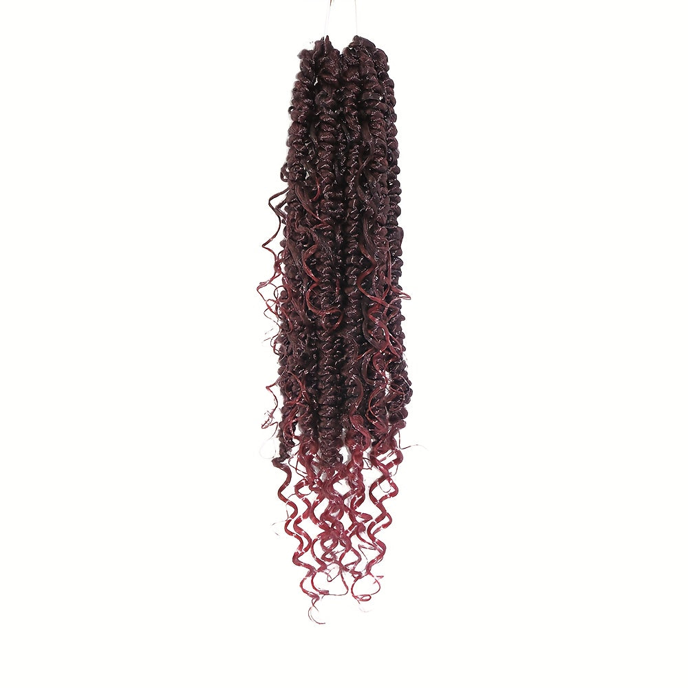 Synthetic Crochet Hair Extensions Curly Faux Locs Goddess Locs