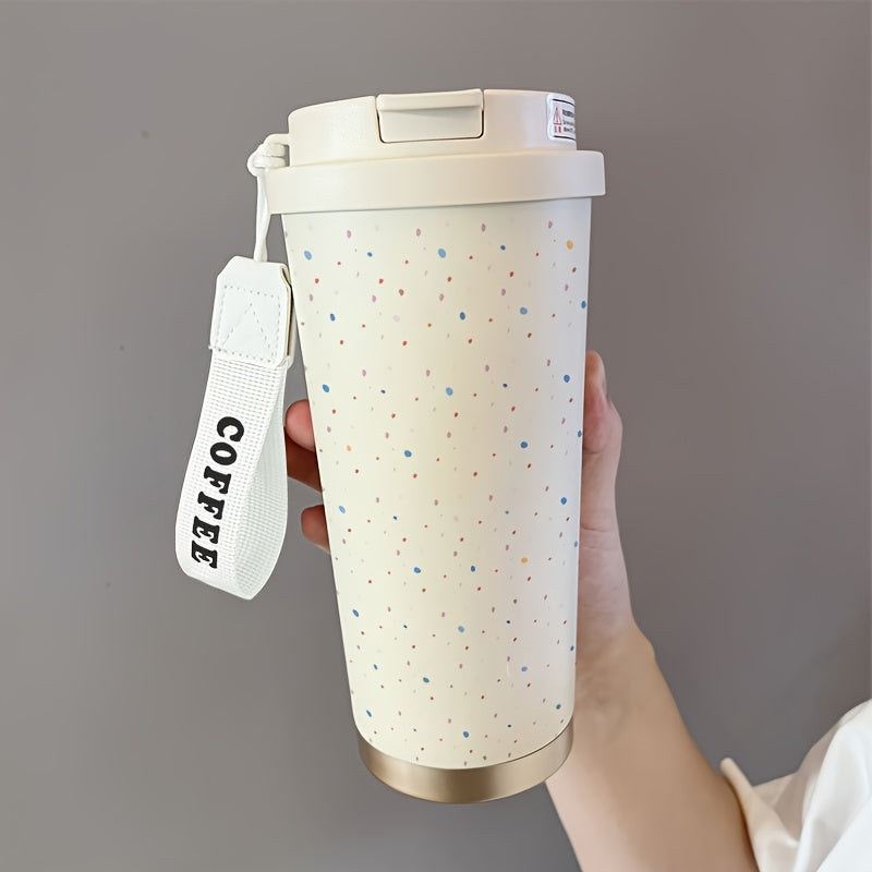 Colorful Dot Pattern Insulated Tumbler 530ml