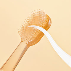 4pcs Infant & Toddler Toothbrush Set Soft Silicone Oral & Tongue Cleaners