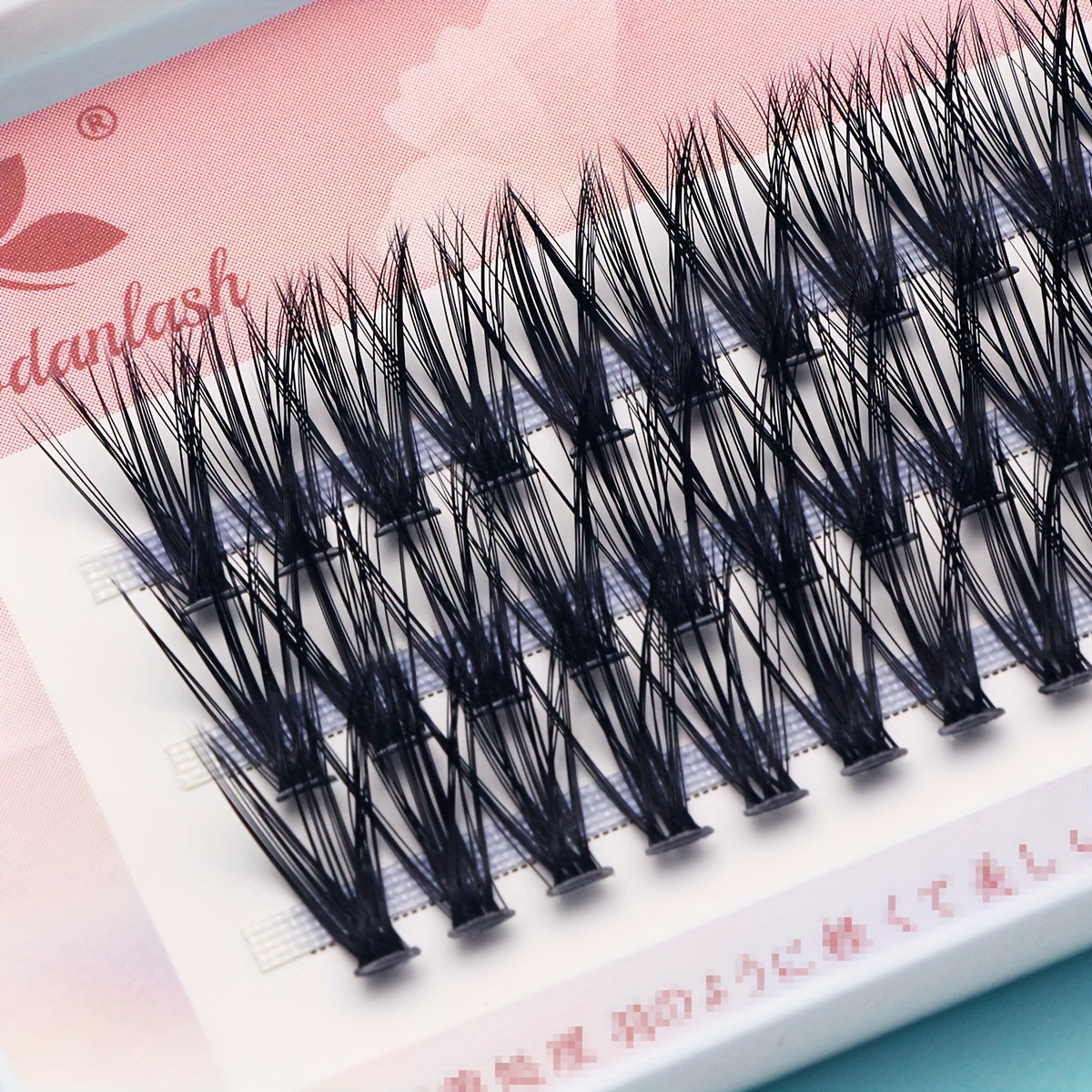 60 Pcs Cluster Lashes 3D Comic Style False Eyelashes Makeup Tool