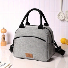Large Capacity Waterproof Insulated Lunch Bag for Office Workers