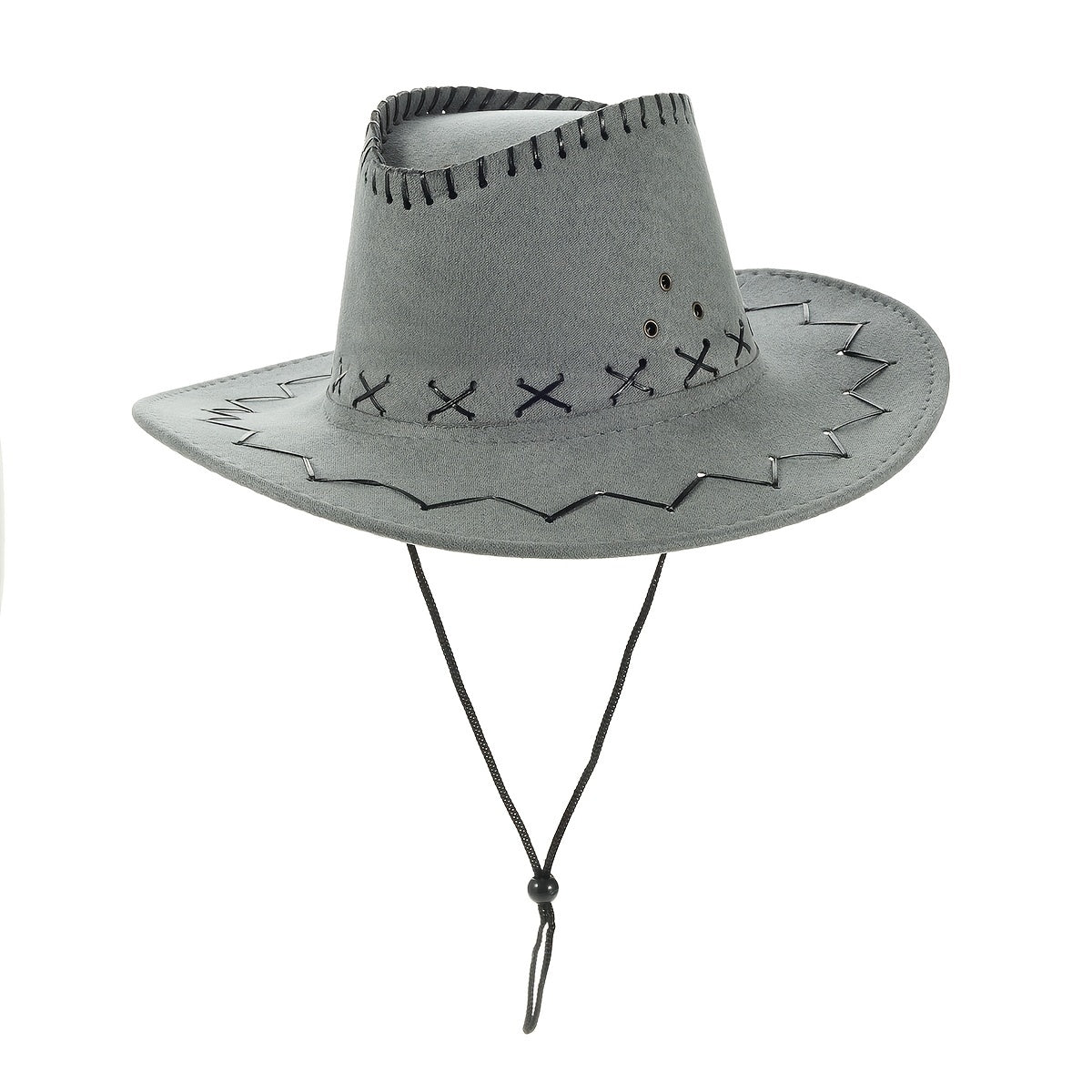 Suede Wide Brim Cowboy Hat for Women Men - Unisex Western Hat