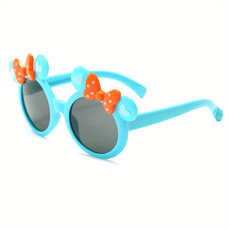Kids Cartoon Bow Sunglasses UV Resistant
