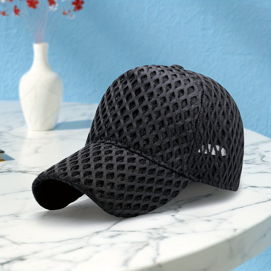 Breathable Mesh Sun Hat for Men Outdoor Baseball Cap