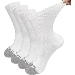 Putuo 4 Pairs Diabetic Socks for Men and Women Machine Washable Daily Wear