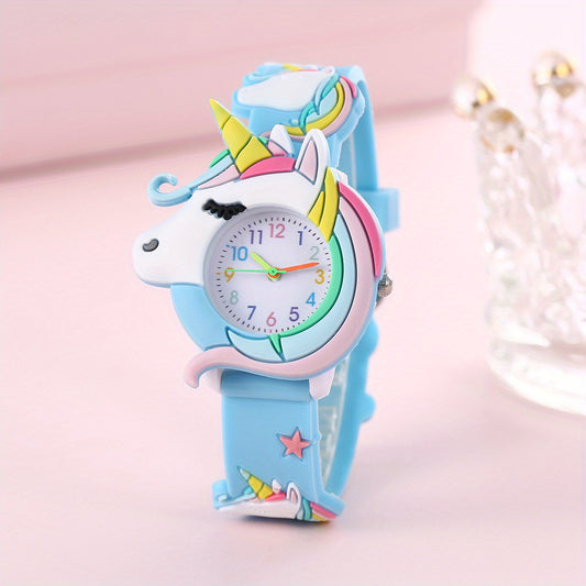 Kids Unicorn Silicone Watch Gift