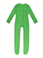 Kid's Halloween Cosplay Jumpsuit & Mask Cartoon Character Dress Up Costume