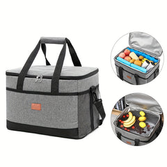 35L Insulated Cooler Bag Waterproof Leakproof Durable Outdoor Tote Beach Picnic